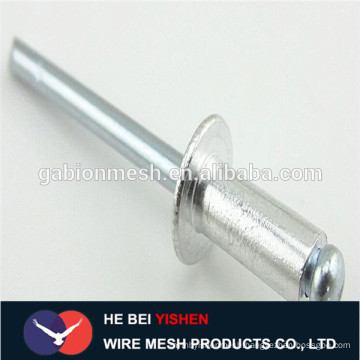 DIN7337 Aluminium steel open type round head blind rivet open type countersunk head blind rivet aluminum blind rivet